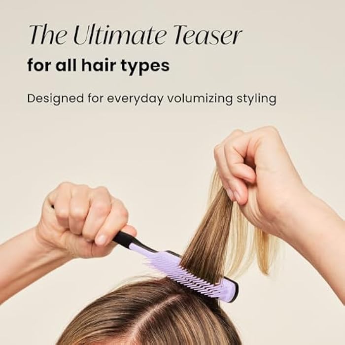 Tangle Teezer Back Combing Black/Lilac - Image 3